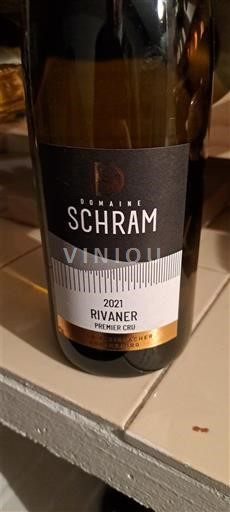 Luxemburgiska Moseldalen Luxemburgska Mosel Premier Cru Domaine Schram Rivaner Premier Cru 2021