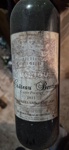 Bordeaux Lussac-saint-émilion Château Bertin Prestige 2021