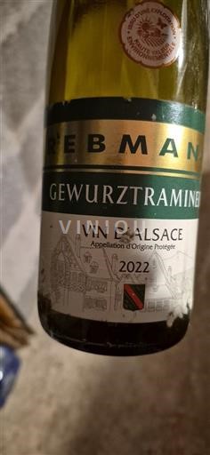 Alsace Riebmann Gewurztraminer 2022