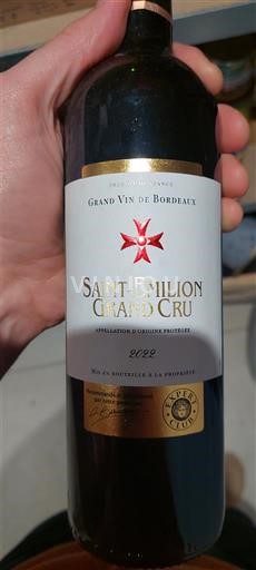 Bordeaux Saint-Émilion Grand Cru Chevaliers de Malte 2022 2022
