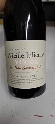Valle del Rodano Châteauneuf-du-Pape Domaine La Vieille Julienne les Trois Sources 2018