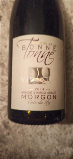 Beaujolais Morgon Domaine La Bonne Tonne Côte du Py 2014