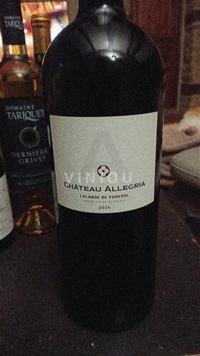Bordeaux Lalande-de-pomerol Château Allegria 2024