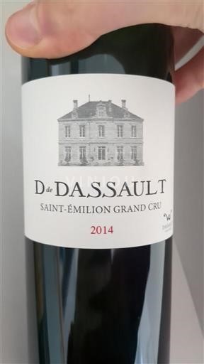 Bordeaux Saint-Émilion Grand Cru Grand Cru Dassault D de Dassault 2014
