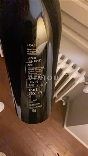 Piemonte Langhe Azienda Agricola Ceretto Monsordo 2001