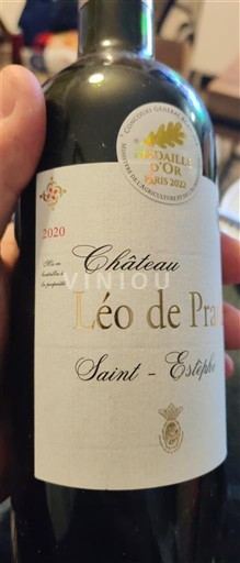 Bordeaux Saint-Estèphe Château Léo de Prad 2020