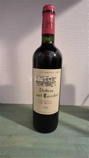 Bordeaux Médoc Château Cadet Terrefort Cru artisan 2020