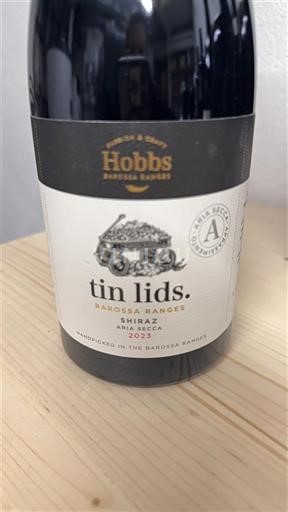 Južna Avstralija Barossa Valley Hobbs Tin Lids 2023