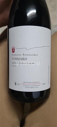 Bourgogne Pommard Domaine Bonnardot 2023