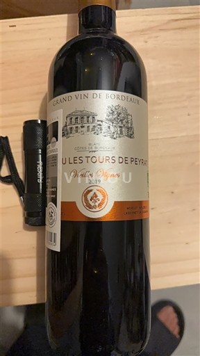 Bordeaux Côtes-de-Bordeaux Château Les Tours de Peyrat Vieilles Vignes 2019