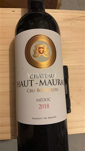 Bordeaux Médoc Cru Bourgeois Château Haut-Maurac 2018