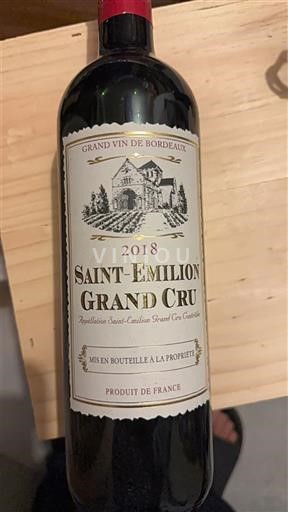 Burdeos Saint-Émilion Gran Cru Non defini mise en bouteille par artevino 2018