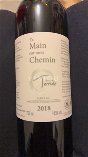 Tây Nam Gaillac Château Terride Ta Main sur mon Chemin 2018