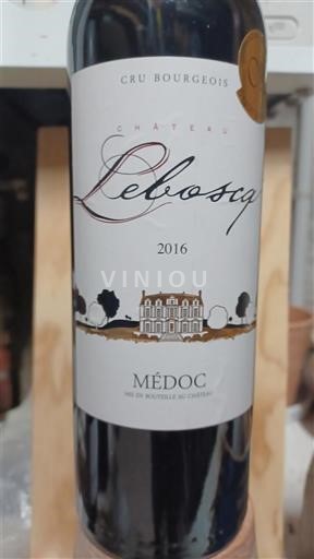 Vinuri Rouge sec Château Le Boscq 2016 Franța Bordeaux Médoc AOC Cru Bourgeois