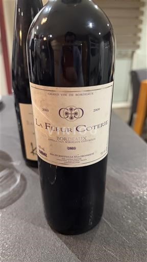 Bordeaux La Fleur Coterie 2009