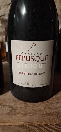 Langvedok Minervois Château Pépusque Les Petits Cailloux 2017