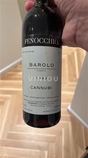 Piamonte Barolo Fenocchio Cannubi 1992