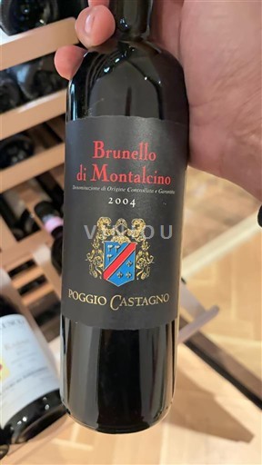 Toscane Brunello di Montalcino Poggio Castagno 2004