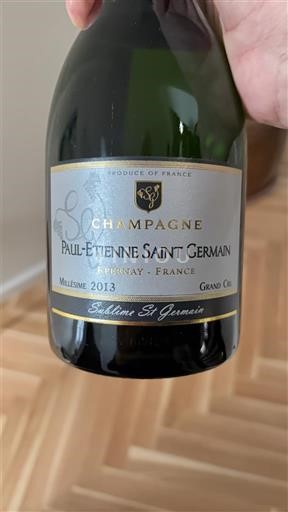 Champagne Sâm-panh Grand Cru Paul-Etienne Saint Germain Sublime St Germain 2013