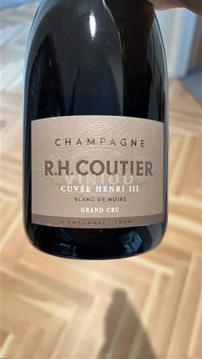 Champagne Grand Cru R.H. Coutier Henri III 2013