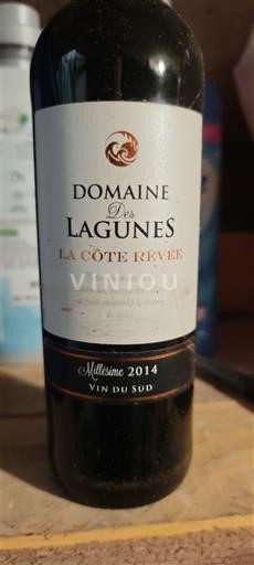 Langvedok Ni doloceno Domaine S Lagunes La Côte Rêvée 2014