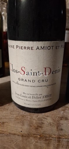 Bourgogne Clos-saint-denis Grand Cru Domaine Pierre Amiot et Fils 2003