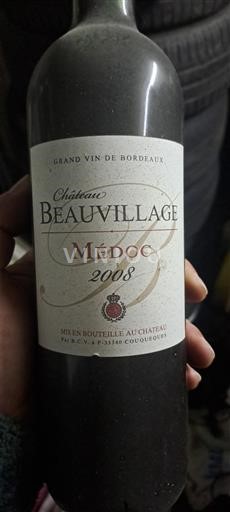 Bordeaux Médoc Château Beauvillage 2008