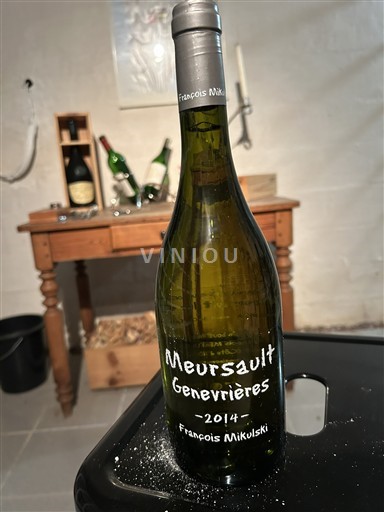 Bourgogne Meursault Premier Cru Domaine François Mikulski Genevrières 2014