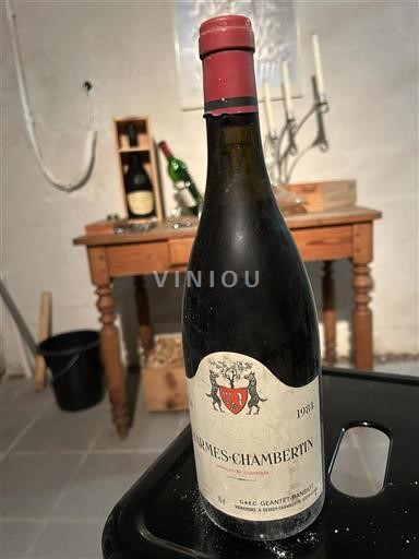 Bourgogne Charmes-chambertin Grand Cru Geantet-Pansiot 1984