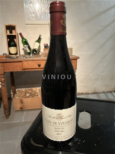 Bourgogne Clos-de-vougeot Grand Cru Domaine Armelle et Bernard Rion 2011