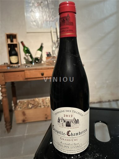Bourgogne Chapelle-chambertin Grand Cru Domaine Philippe Livera ( des Tilleuls) 2012