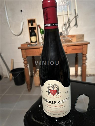 Bourgogne Chambolle-Musigny Premier Cru Geantet-Pansiot 1er Cru Les Baudes 2015