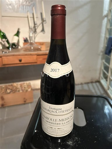 Bourgogne Chambolle-Musigny Premier Cru Domaine Confuron-Cotetidot Derrière la Grange 2017