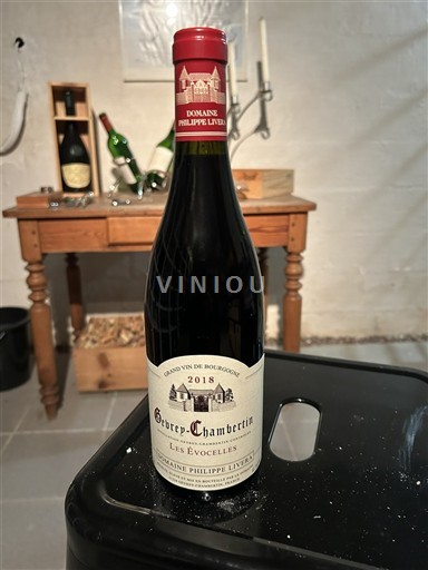 Bourgogne Gevrey-chambertin Domaine Philippe Livera Les Evocelles 2018