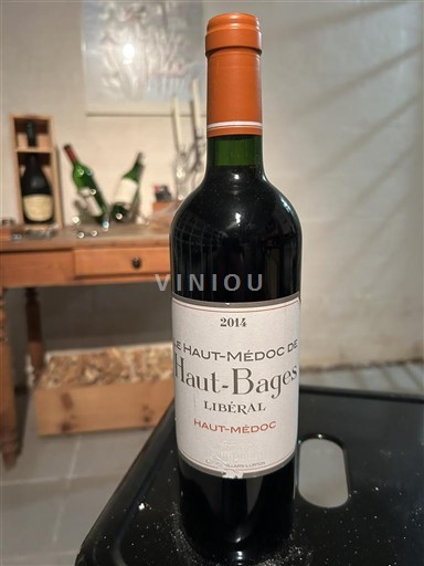 Bordeaux Haut-Médoc Château Haut-Bages Libéral Le Haut-Médoc de Haut-Bages Libéral 2014