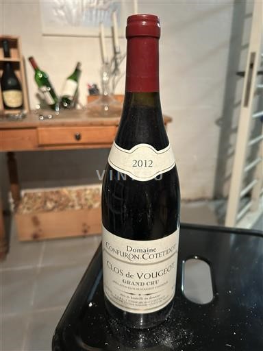 Bourgogne Clos-de-vougeot Grand Cru Domaine Confuron-Cotetidot 2012