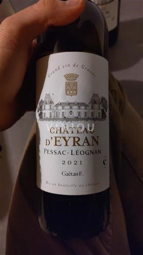 Bordéus Pessac-Léognan Château Eyran 2021