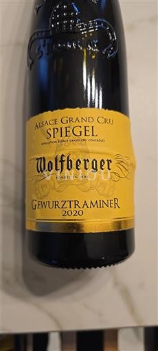 Alsácia Não especificado Grand Cru Wolfberger Spiegel 2020