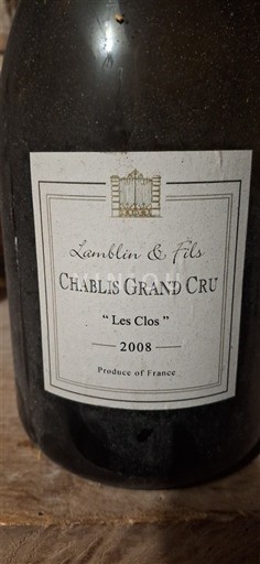 Bourgogne Chablis Grand Cru Lamblin & Fils Les Clos 2008