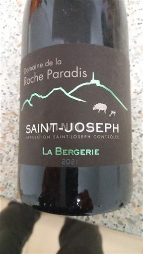 Vallée du Rhône Saint-Joseph Domaine La Roche Paradis La Bergerie 2021