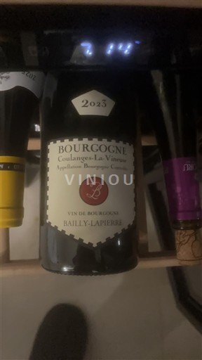 Bourgogne Bourgogne Coulanges-la-Vineuse Bailly-Lapierre Coulanges-La-Vineuse 2023