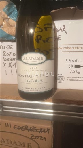 Bourgogne Montagny Premier Cru Stéphane Aladame Les Coères 2021