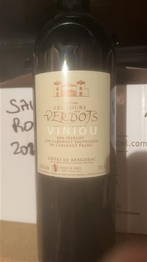 Tây Nam Côtes-de-bergerac Les Tours Verdots 2019
