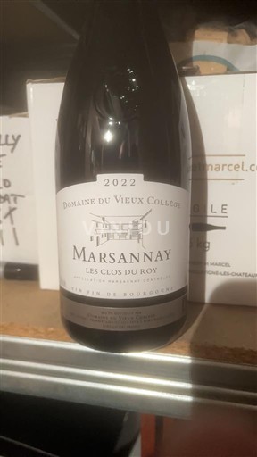 Bourgogne Marsannay Domaine Vieux Collège Les Clos du Roy 2022