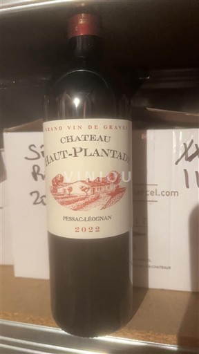 Bordéus Pessac-Léognan Haut-Plantade 2022