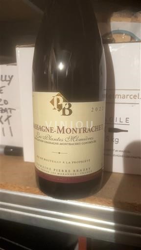 Bourgogne Chassagne-montrachet Domaine Pierre Bazeley Les Chantes Marnes 2022