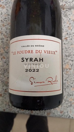 Alps and Rhone Valley Rhône Hills Simon Roche Le Foudre du Vieux 2022