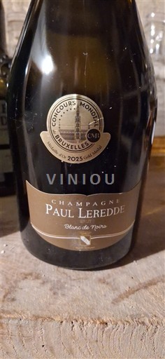 Champagne Paul Leredde Blanc de Noirs Icke årgångsbetecknad