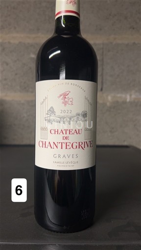 Bordeaux Graves Château Chantegrive 2022