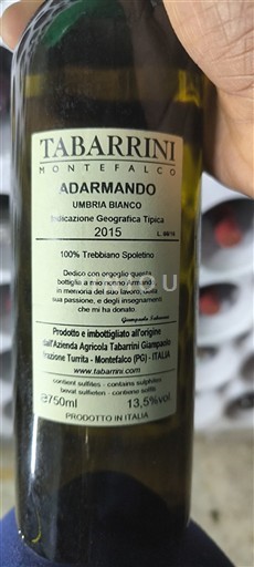 Umbrien Ikke specificeret Tabarrini Adarmando 2015